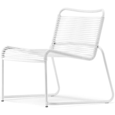 Fiam, Lido Lounge Chair Sessel mit niedriger Rückenlehne Weiß Aluminium Fiam, Lido Lounge Chair Sessel mit niedriger Rückenlehne Weiß Aluminium