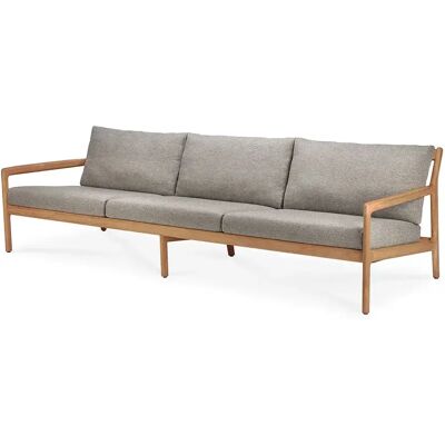 Ethnicraft, Jack 3-Sitzer-Sofa Teak/Mokka Ethnicraft, Jack 3-Sitzer-Sofa Teak/Mokka