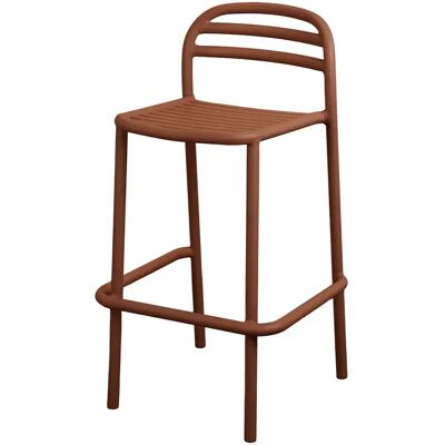 Cane-line, Bliss barstuhl, stapelbar Desert red, aluminium Cane-line, Bliss barstuhl, stapelbar Desert red, aluminium