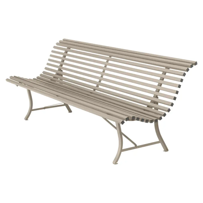 Fermob Louisiane Bank - Beige - 200 x 80 x 72 cm - Gartenbank Fermob Louisiane Bank - Beige - 200 x 80 x 72 cm - Gartenbank