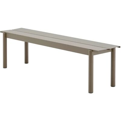 Muuto, Linear Steel Bank 170x34 cm Taupe Muuto, Linear Steel Bank 170x34 cm Taupe