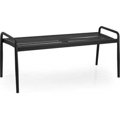 Brafab, Sonnac Bank 51x124 cm schwarz Brafab, Sonnac Bank 51x124 cm schwarz