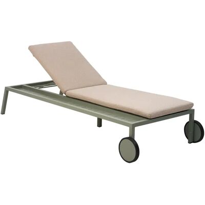 Brafab, Samvaro sonnenliege Dusty green / Teddy beige Brafab, Samvaro sonnenliege Dusty green / Teddy beige