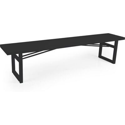 Brafab, Vevi Bank 41x200 cm schwarz Brafab, Vevi Bank 41x200 cm schwarz
