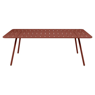 Fermob Luxembourg Gartentisch - 207x100cm - Ockerrot - Metall Fermob Luxembourg Gartentisch - 207x100cm - Ockerrot - Metall