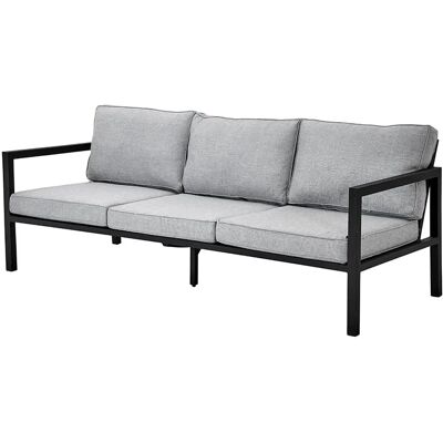Brafab, Belfort 3-sitzer-sofa inklusive Kissen schwarz / Peral Grey Brafab, Belfort 3-sitzer-sofa inklusive Kissen schwarz / Peral Grey
