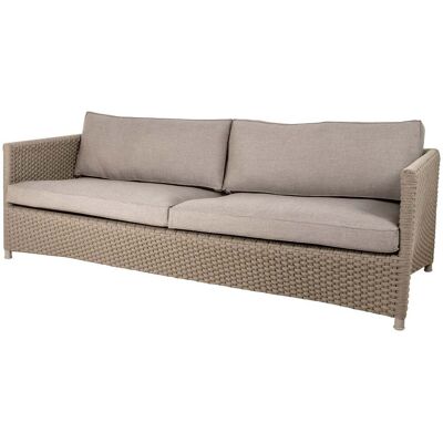 Cane-line, Diamond 3 Sitzer Sofa Taupe Cane-line, Diamond 3 Sitzer Sofa Taupe