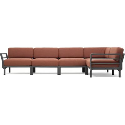 Nardi, Maximo 5 ecksofa Basalto - Cannella Nardi, Maximo 5 ecksofa Basalto - Cannella