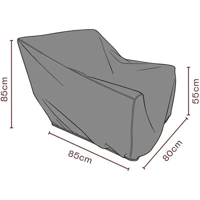 Brafab, Möbelschutzhülle Sessel 80x85x85 cm Premium Brafab, Möbelschutzhülle Sessel 80x85x85 cm Premium