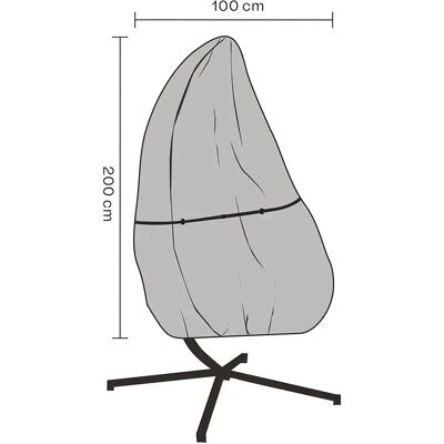 Brafab, Möbelbezug Hängematte 100x200 cm wasserdicht Brafab, Möbelbezug Hängematte 100x200 cm wasserdicht