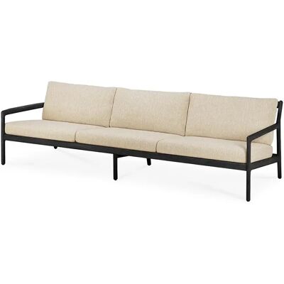 Ethnicraft, Jack 3-Sitzer-Sofa Schwarz/Natürlich Ethnicraft, Jack 3-Sitzer-Sofa Schwarz/Natürlich