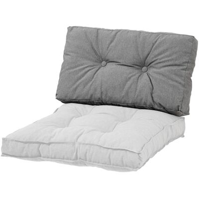 Fritab, Jane Rückenkissen B68 73 H38 cm Betongrau Fritab, Jane Rückenkissen B68 73 H38 cm Betongrau