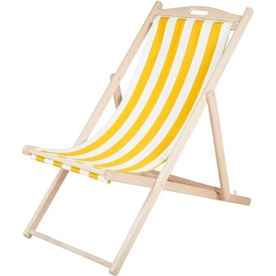 Brafab, Dingla Strandkorb Gelb/Weiß Brafab, Dingla Strandkorb Gelb/Weiß