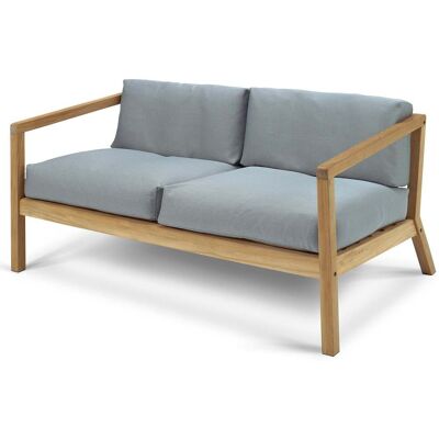 Skagerak Virkelyst Sofa - Wetterfestes Teak - Garteneinrichtung Skagerak Virkelyst Sofa - Wetterfestes Teak - Garteneinrichtung