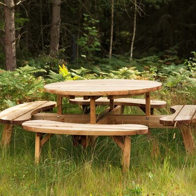 Brafab, Hasselbro picknick-set imprägniert grün Brafab, Hasselbro picknick-set imprägniert grün