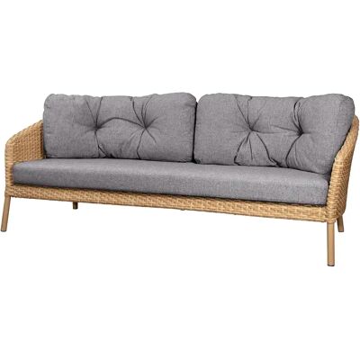 Cane-line, Kissen Set Ocean Dunkelgrau für 3 Sitzer Sofa Cane-line, Kissen Set Ocean Dunkelgrau für 3 Sitzer Sofa