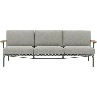 Muuto, Settle 3-Sitzer Sofa Ribbed Weave 2/Dark Green Muuto, Settle 3-Sitzer Sofa Ribbed Weave 2/Dark Green