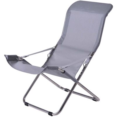 Fiam, Fiesta Ruhesessel dunkelgrau Aluminium Fiam, Fiesta Ruhesessel dunkelgrau Aluminium