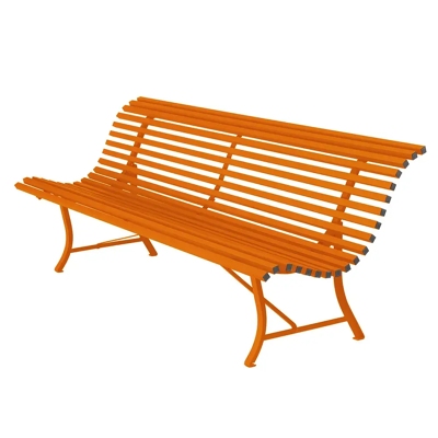 Fermob, Louisiane sofa 200 cm Candied Orange Fermob, Louisiane sofa 200 cm Candied Orange