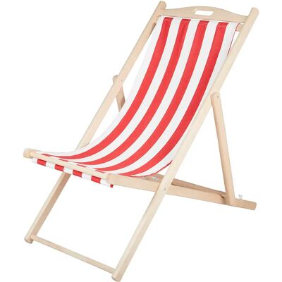 Brafab, Dingla Strandkorb Rot/Weiß Brafab, Dingla Strandkorb Rot/Weiß
