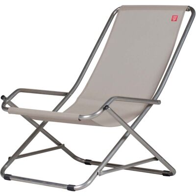 Fiam, Dondolina Sonnenliege taupe textilene/aluminium Fiam, Dondolina Sonnenliege taupe textilene/aluminium