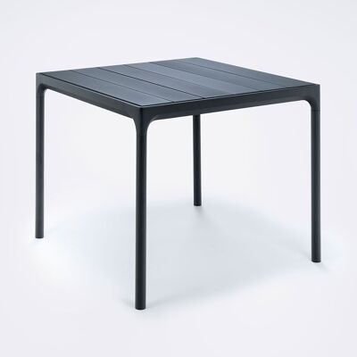 Houe, Four Esstisch 90x90 cm schwarz Aluminium Houe, Four Esstisch 90x90 cm schwarz Aluminium