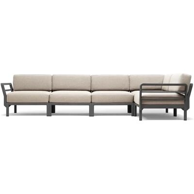 Nardi, Maximo 5 ecksofa Basalto - Perla Nardi, Maximo 5 ecksofa Basalto - Perla