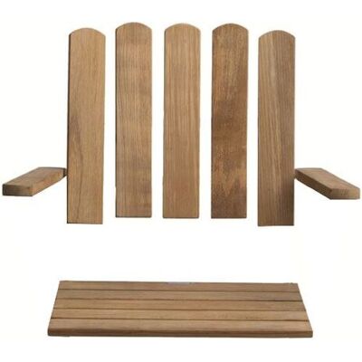 Grythyttan Stålmöbler, Holzset A2, 50 cm Unbehandeltes Teakholz, inkl. Schraube Grythyttan Stålmöbler, Holzset A2, 50 cm Unbehandeltes Teakholz, inkl. Schraube