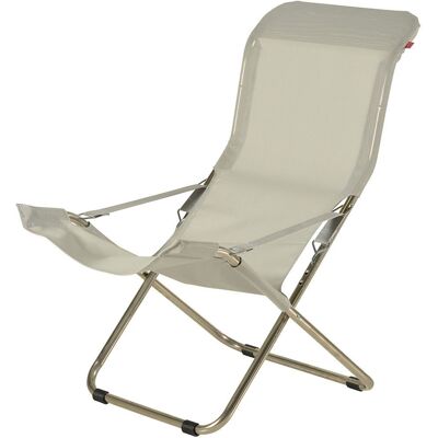Fiam, Fiesta Liegesessel taupe aluminium Fiam, Fiesta Liegesessel taupe aluminium