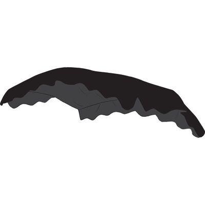Brafab, Prag hängematte Dach gewölbt schwarz Brafab, Prag hängematte Dach gewölbt schwarz