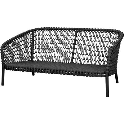 Cane-line, Ocean 2 Sitzer Sofa Dunkelgrau Soft Rope Cane-line, Ocean 2 Sitzer Sofa Dunkelgrau Soft Rope