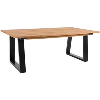 Brafab, Laurion Couchtisch 67x130 cm teak/schwarz Brafab, Laurion Couchtisch 67x130 cm teak/schwarz