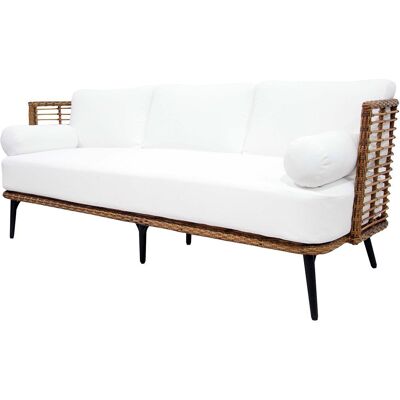 Brafab, Covelo 3-Sitzer-Sofa natur/weiß Brafab, Covelo 3-Sitzer-Sofa natur/weiß