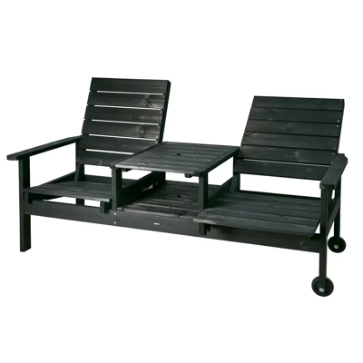 Brafab, DU o JA 2-Sitzer-Sofa Schwarz Brafab, DU o JA 2-Sitzer-Sofa Schwarz