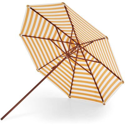 Skagerak, Messina Sonnenschirm Ø270 cm Goldgelb gestreift Skagerak, Messina Sonnenschirm Ø270 cm Goldgelb gestreift