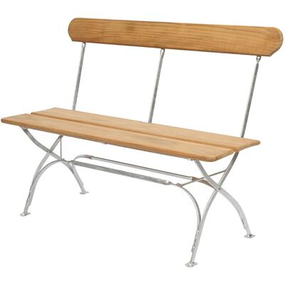 Grythyttan Stålmöbler, Teakholz-Brauerei-Sofa Grythyttan Stålmöbler, Teakholz-Brauerei-Sofa