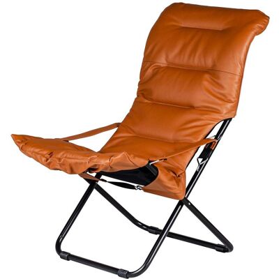 Fiam, Fiesta Liegestuhl cognac Leder Fiam, Fiesta Liegestuhl cognac Leder