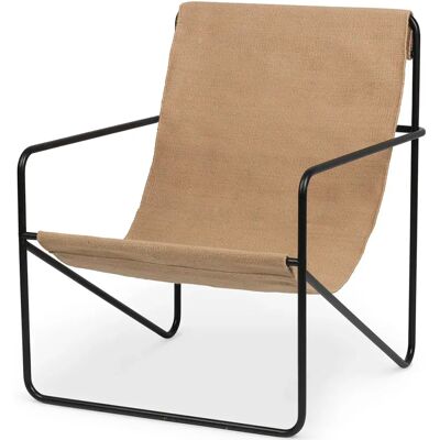 Ferm Living, Desert Lounge Sessel Black/Sand Ferm Living, Desert Lounge Sessel Black/Sand