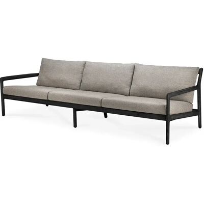 Ethnicraft, Jack 3-Sitzer-Sofa Schwarz/Mokka Ethnicraft, Jack 3-Sitzer-Sofa Schwarz/Mokka