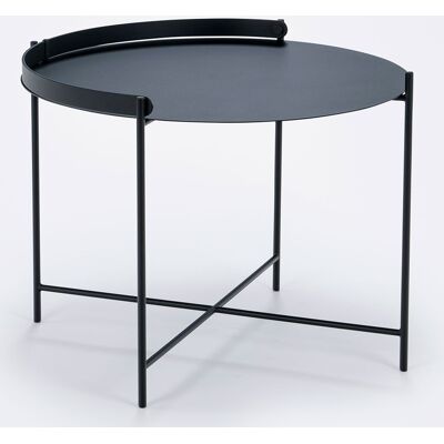 Houe, Edge Beistelltisch 62 cm schwarzer Stahl Houe, Edge Beistelltisch 62 cm schwarzer Stahl