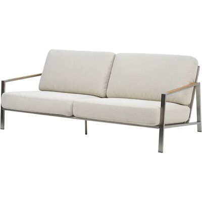 Brafab, Naos 2,5-sitzer-sofa Stainless steel / Dot beige Brafab, Naos 2,5-sitzer-sofa Stainless steel / Dot beige