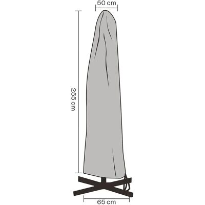 Brafab, Sonnenschirmbezug 250x50/65 cm wasserdicht Brafab, Sonnenschirmbezug 250x50/65 cm wasserdicht