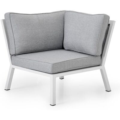 Brafab, Belfort Eckstück weiß/grau Brafab, Belfort Eckstück weiß/grau