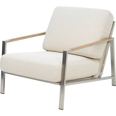 Brafab, Naos sessel Stainless steel / Dot beige Brafab, Naos sessel Stainless steel / Dot beige