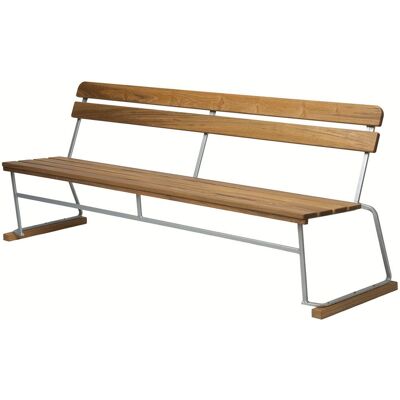 Grythyttan Stålmöbler, Sofa 5 Unbehandeltes Teakholz / Feuerverzinkter Rahmen Grythyttan Stålmöbler, Sofa 5 Unbehandeltes Teakholz / Feuerverzinkter Rahmen
