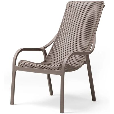 Nardi Net Lounge Sessel - Stapelbarer Outdoor-Stuhl - UV-beständig Nardi Net Lounge Sessel - Stapelbarer Outdoor-Stuhl - UV-beständig