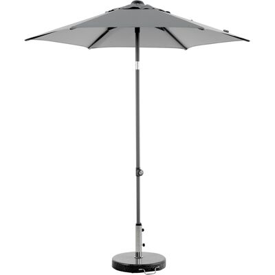 Brafab, POPPI – Sonnenschirm Ø200 cm – grau Brafab, POPPI – Sonnenschirm Ø200 cm – grau