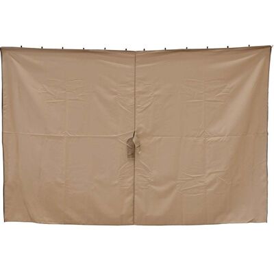Hillerstorp, Seitenwände 195x350 cm schwarz/beige Hillerstorp, Seitenwände 195x350 cm schwarz/beige