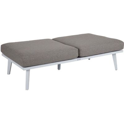 Brafab, Villac 2-Sitzer-Modul weiß/beige Brafab, Villac 2-Sitzer-Modul weiß/beige
