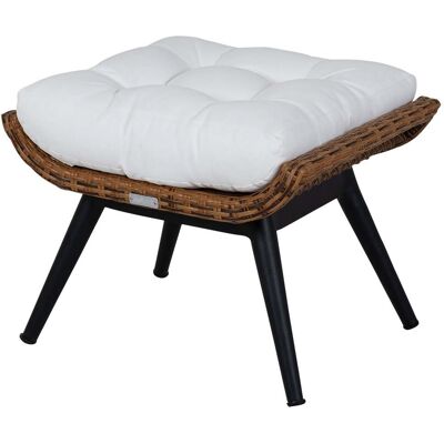 Brafab, Covelo Fußhocker natur/weiß Brafab, Covelo Fußhocker natur/weiß